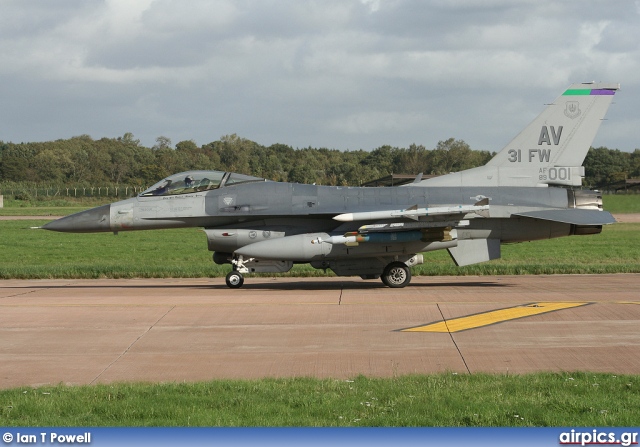 89-2001, Lockheed F-16-CG Fighting Falcon, United States Air Force