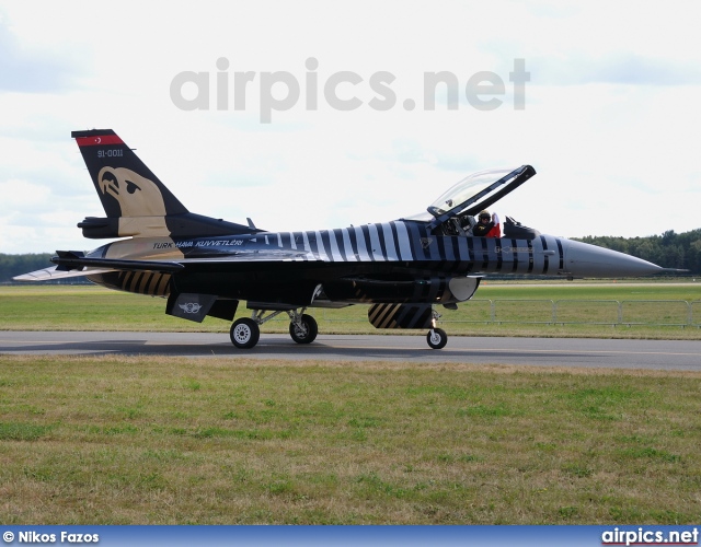 91-0011, Lockheed F-16C CF Fighting Falcon, Turkish Air Force