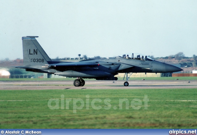 91-0308, Boeing (McDonnell Douglas) F-15E Strike Eagle, United States Air Force