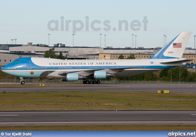 92-9000, Boeing VC-25A (747-200B), United States Air Force