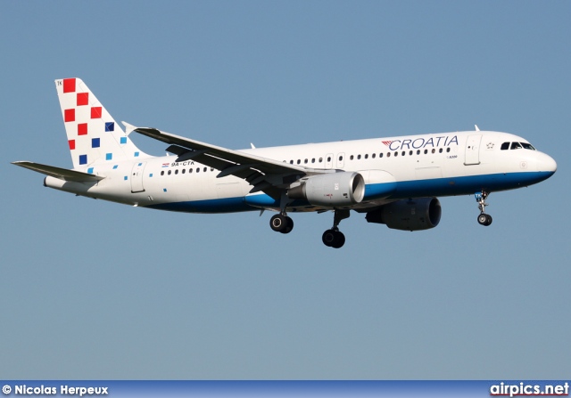 9A-CTK, Airbus A320-200, Croatia Airlines