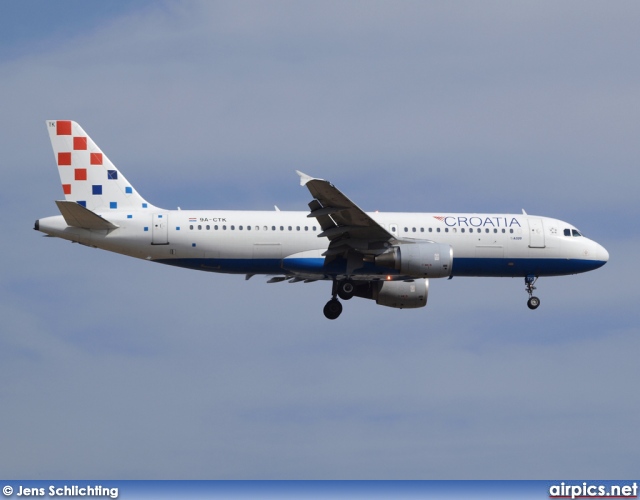 9A-CTK, Airbus A320-200, Croatia Airlines