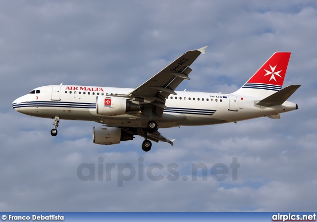 9H-AEG, Airbus A319-100, Air Malta