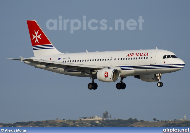 9H-AEG, Airbus A319-100, Air Malta
