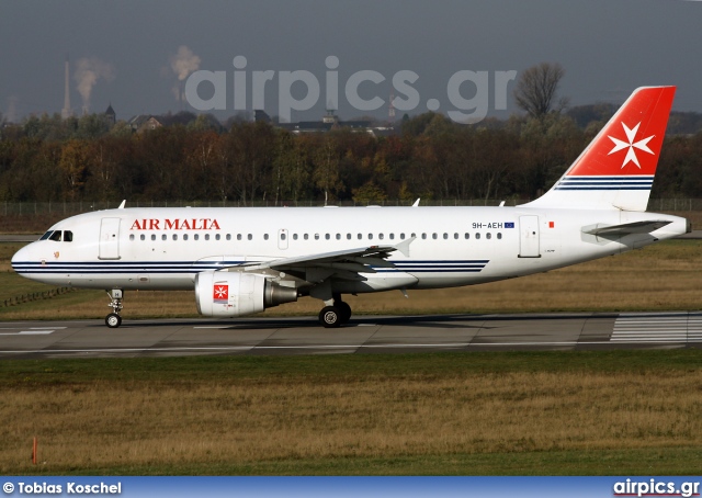 9H-AEH, Airbus A319-100, Air Malta