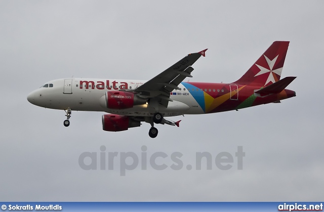 9H-AEH, Airbus A319-100, Air Malta