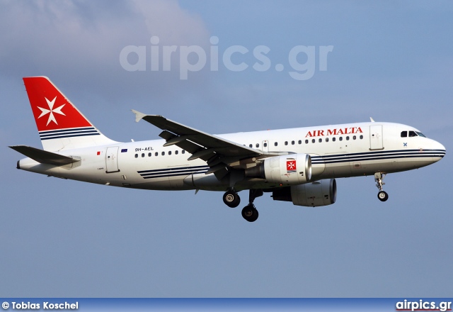 9H-AEL, Airbus A319-100, Air Malta