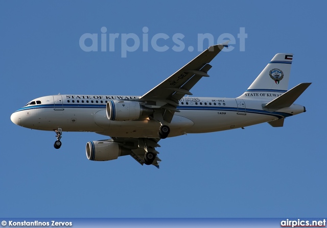 9K-GEA, Airbus A319-100CJ, State of Kuwait