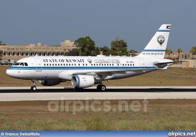 9K-GEA, Airbus A319-100CJ, State of Kuwait