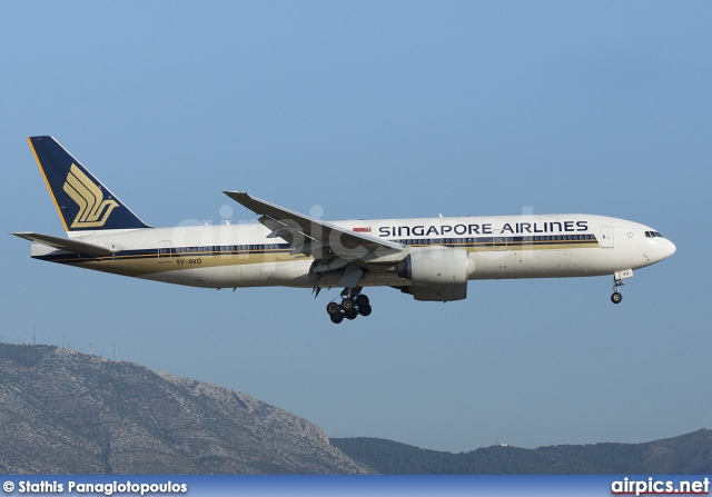 9V-SVO, Boeing 777-200ER, Singapore Airlines