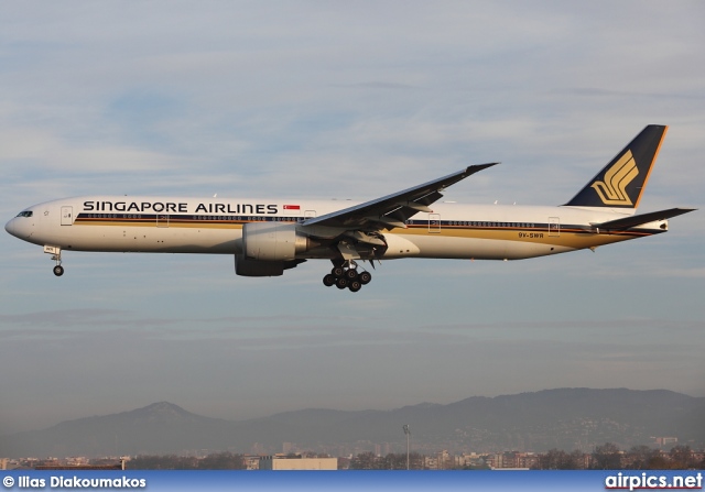 9V-SWR, Boeing 777-300ER, Singapore Airlines