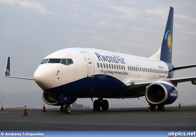 9XR-WJ, Boeing 737-700, Rwandair