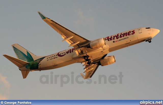 9Y-GEO, Boeing 737-800, Caribbean Airlines