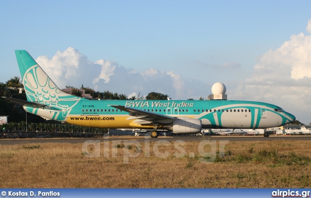 9Y-KIN, Boeing 737-800, BWIA West Indies Airways