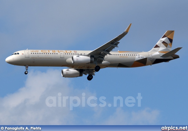 A6-AED, Airbus A321-200, Etihad Airways