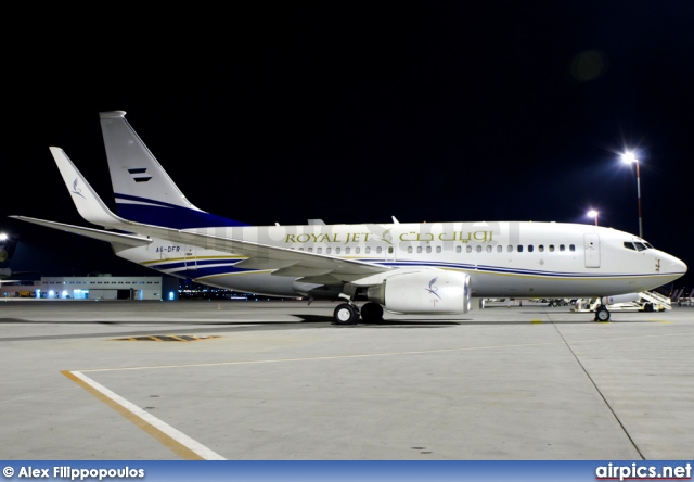 A6-DFR, Boeing 737-700/BBJ, Royal Jet
