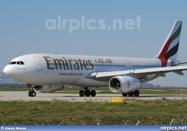 A6-EAF, Airbus A330-200, Emirates