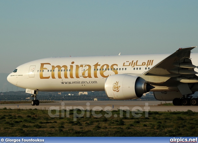 A6-ECT, Boeing 777-300ER, Emirates