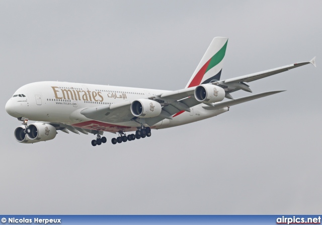 A6-EDD, Airbus A380-800, Emirates
