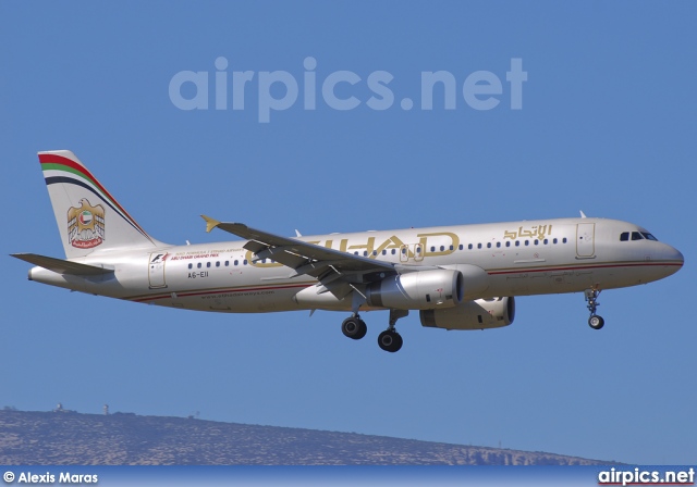 A6-EII, Airbus A320-200, Etihad Airways