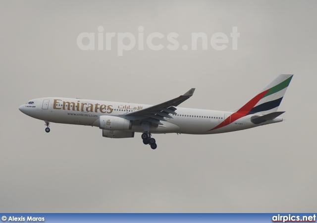 A6-EKV, Airbus A330-200, Emirates