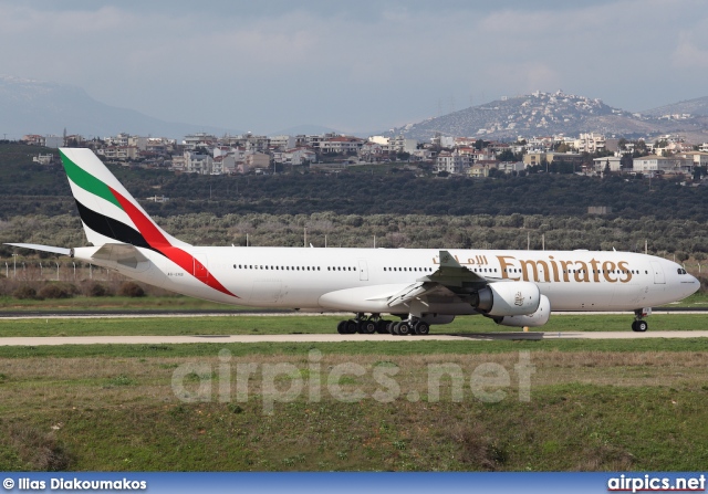 A6-ERB, Airbus A340-500, Emirates