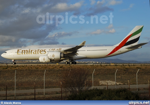 A6-ERB, Airbus A340-500, Emirates