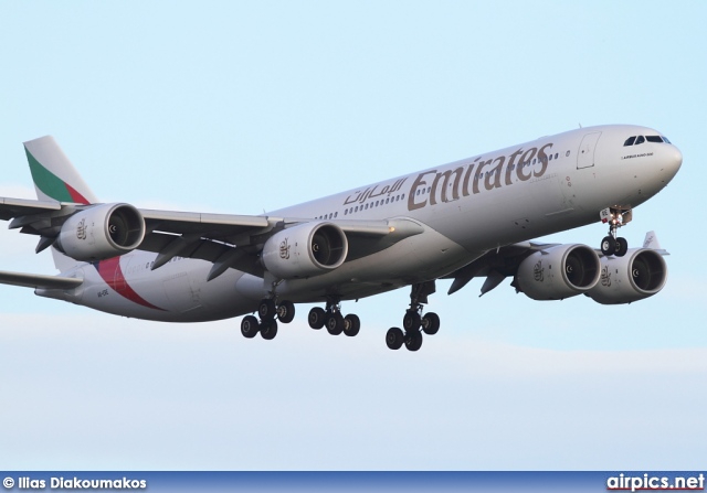 A6-ERE, Airbus A340-500, Emirates