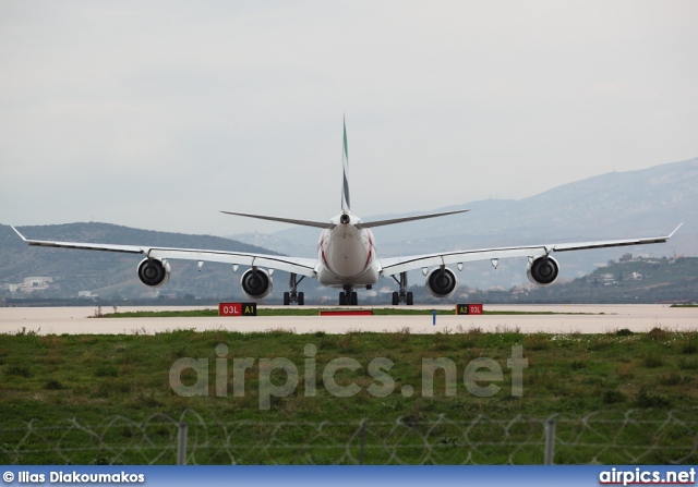 A6-ERH, Airbus A340-500, Emirates