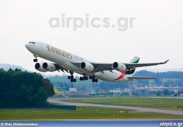 A6-ERH, Airbus A340-500, Emirates