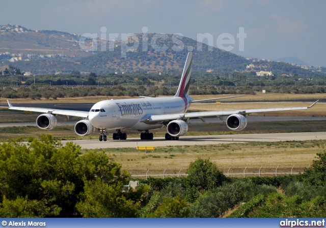 A6-ERI, Airbus A340-500, Emirates