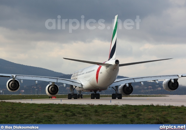 A6-ERJ, Airbus A340-500, Emirates