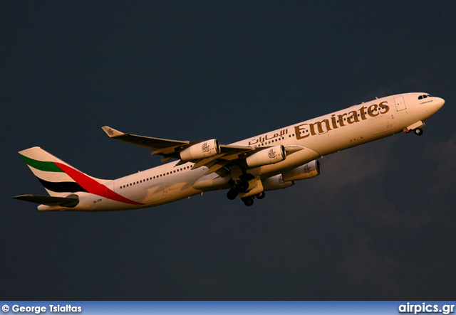 A6-ERN, Airbus A340-300, Emirates