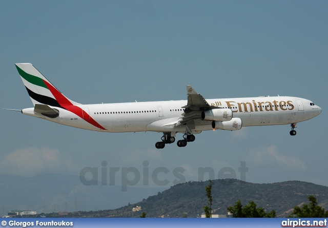 A6-ERQ, Airbus A340-300, Emirates