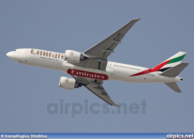 A6-EWD, Boeing 777-200LR, Emirates