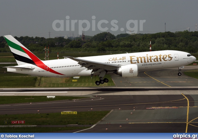 A6-EWG, Boeing 777-200LR, Emirates