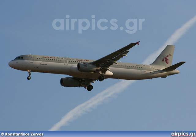 A7-ADS, Airbus A321-200, Qatar Airways