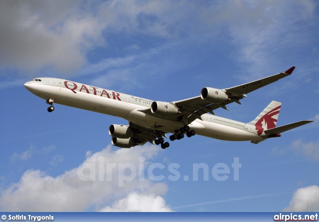 A7-AGB, Airbus A340-600, Qatar Airways