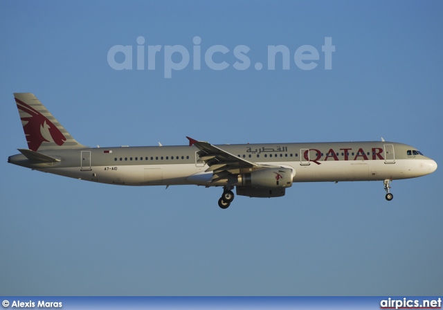 A7-AID, Airbus A321-200, Qatar Airways