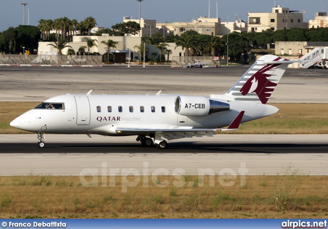 A7-CEB, Bombardier Challenger 600-CL-605, Qatar Executive