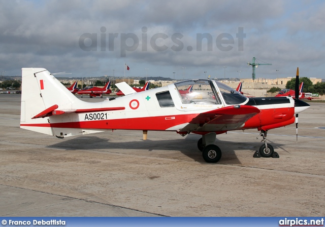 AS0021, Scottish Aviation Bulldog T1, Malta Air Force
