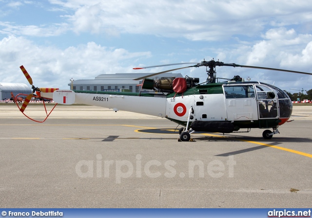 AS9211, Aerospatiale SA-316B Alouette III, Malta Air Force