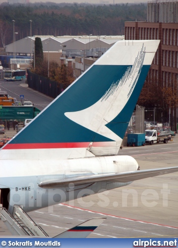 B-HKE, Boeing 747-400, Cathay Pacific