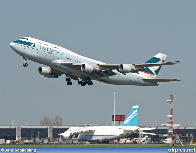 B-HKT, Boeing 747-400, Cathay Pacific