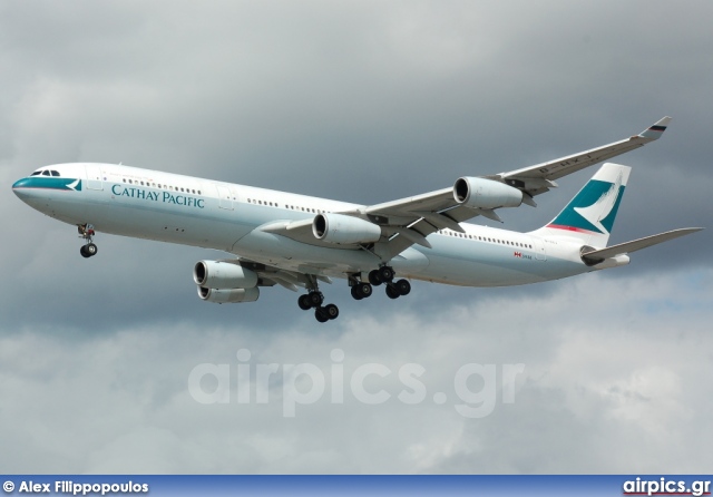 B-HXJ, Airbus A340-300, Cathay Pacific