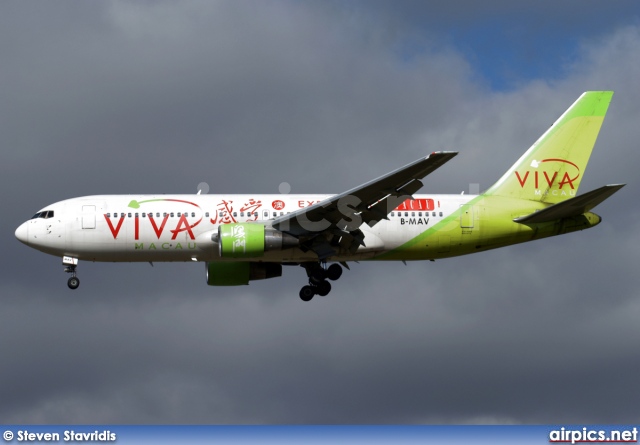 B-MAV, Boeing 767-200ER, Viva Macau