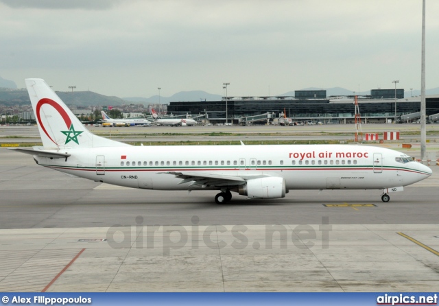 CN-RND, Boeing 737-400, Royal Air Maroc