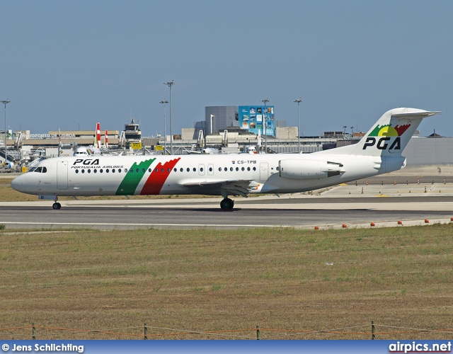 CS-TPB, Fokker F100, PGA-Portugalia Airlines