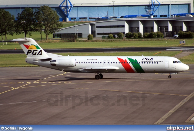 CS-TPE, Fokker F100, PGA-Portugalia Airlines