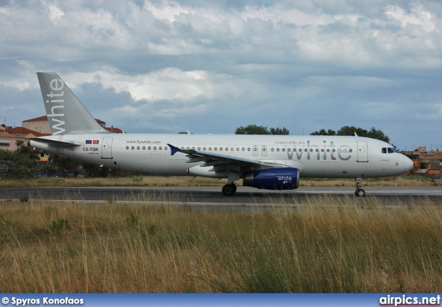 CS-TQK, Airbus A320-200, White Airways